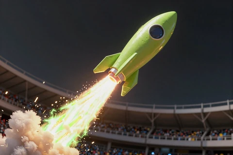 Lime-Rakete mit Energiestreak startet - Golazzo Weekly Boost und Reload Aktionen