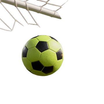 Lime-Fu&szlig;ball trifft ins Tor mit Goldkonfetti - Golazzo Opening Goal Bonus