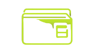 E-Wallet-Emblem in Neon-Lime - Golazzo PayPal-Alternative E-Wallet